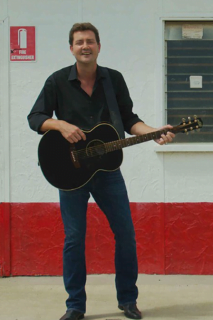 Australian country music singer Adam Harvey